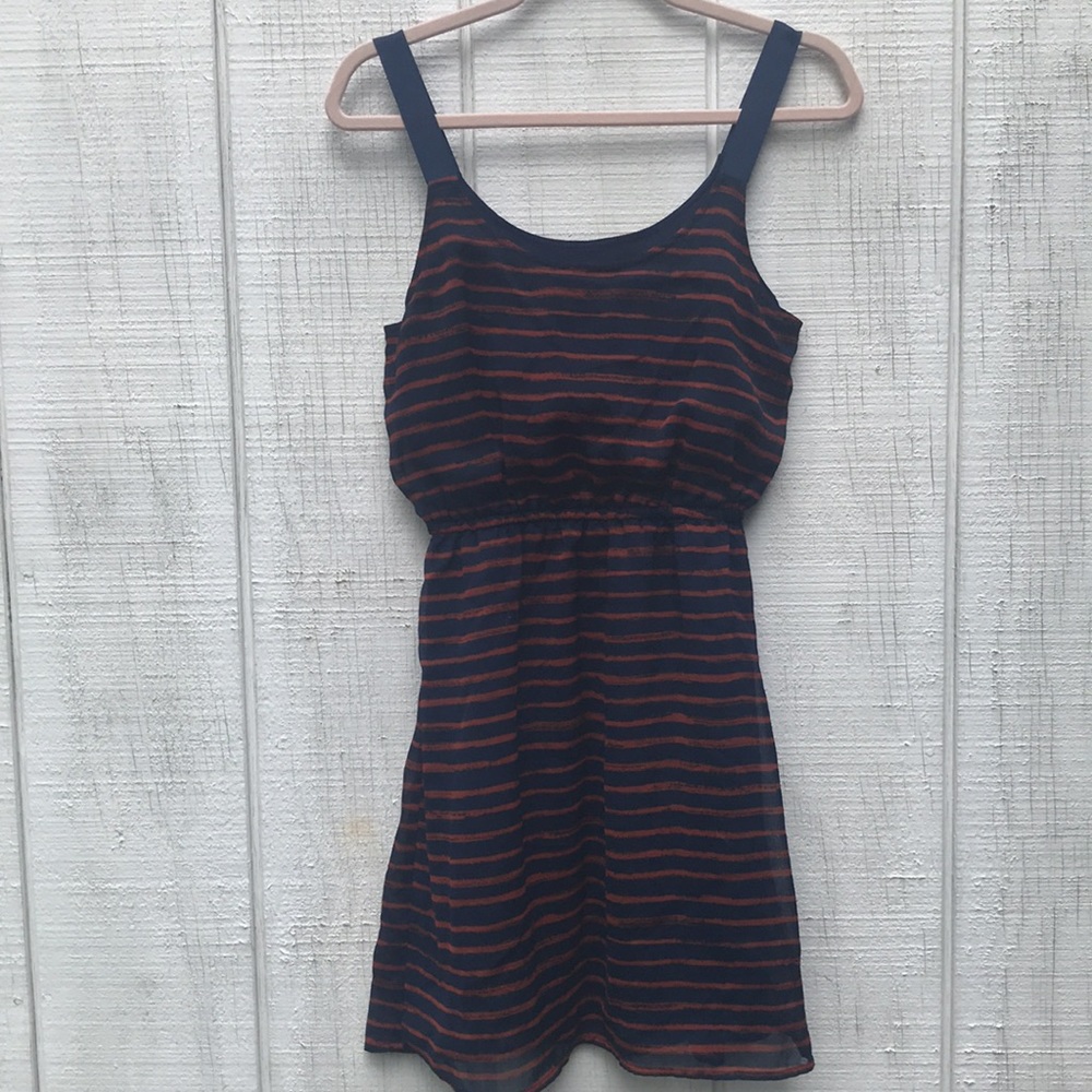 Xhiliration Striped Dress